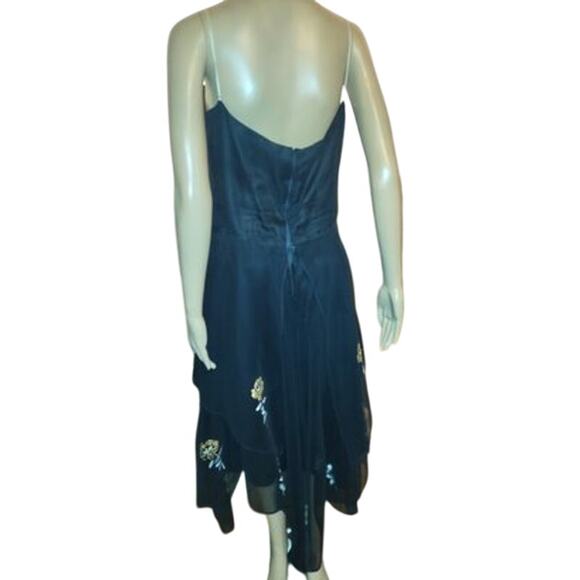 Vintage Lillie Rubin Designer By Asuman Dress Sheer Cape unique prom dress - Picture 3 of 10